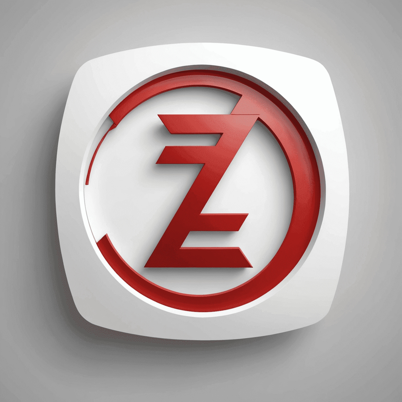 ZiraaInternet logosu - kırmızı ve beyaz renkli modern bir logo