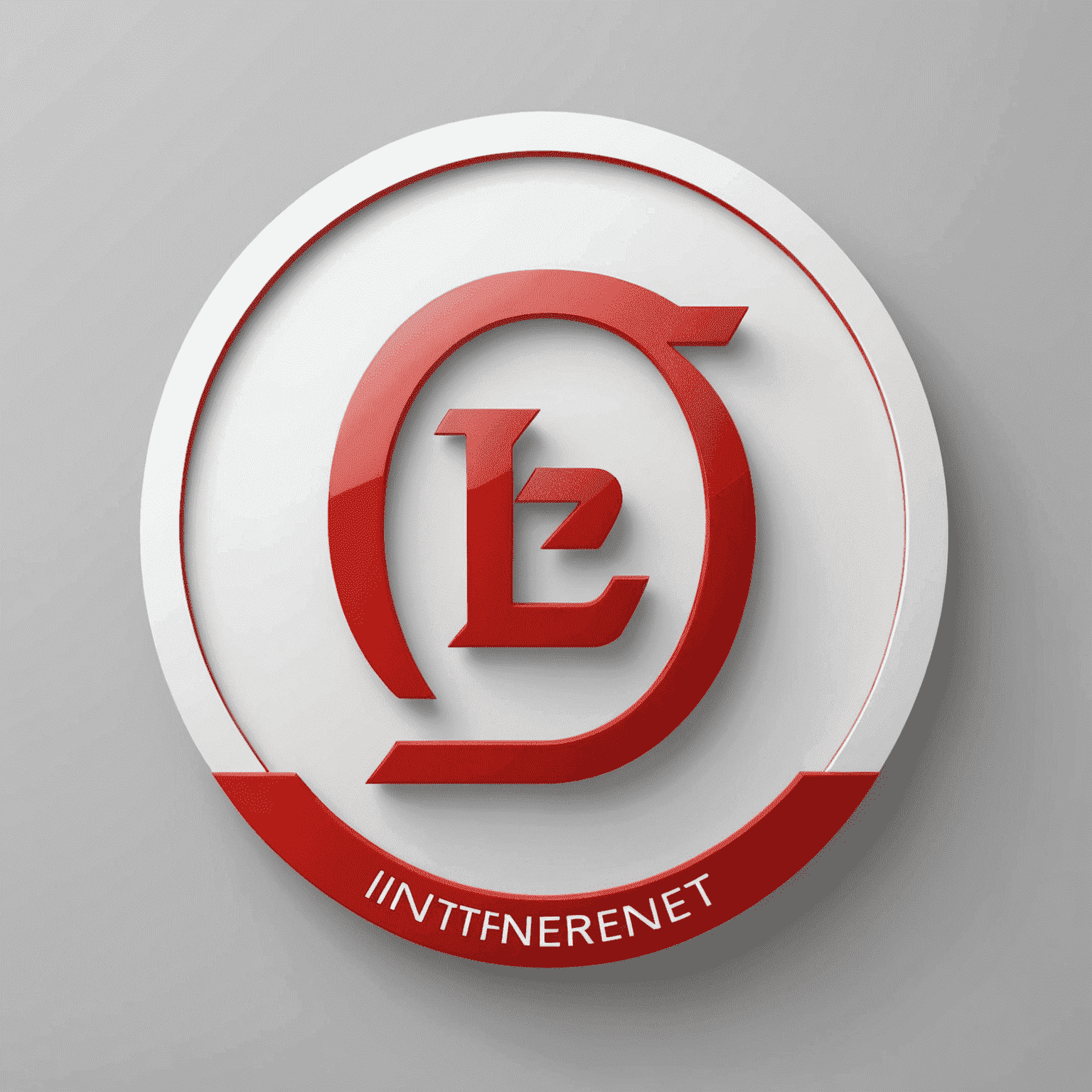 ZiraaInternet logosu - kırmızı ve beyaz renkli modern bir logo